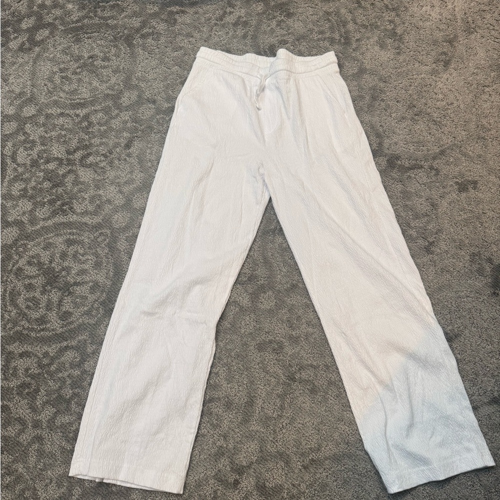 Zara Men's Crisp White Chinos Pants